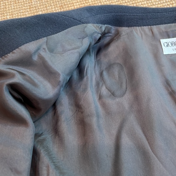 Giorgio Armani Navy Blue Wool Blazer Made in Italy - Picture 9 of 9